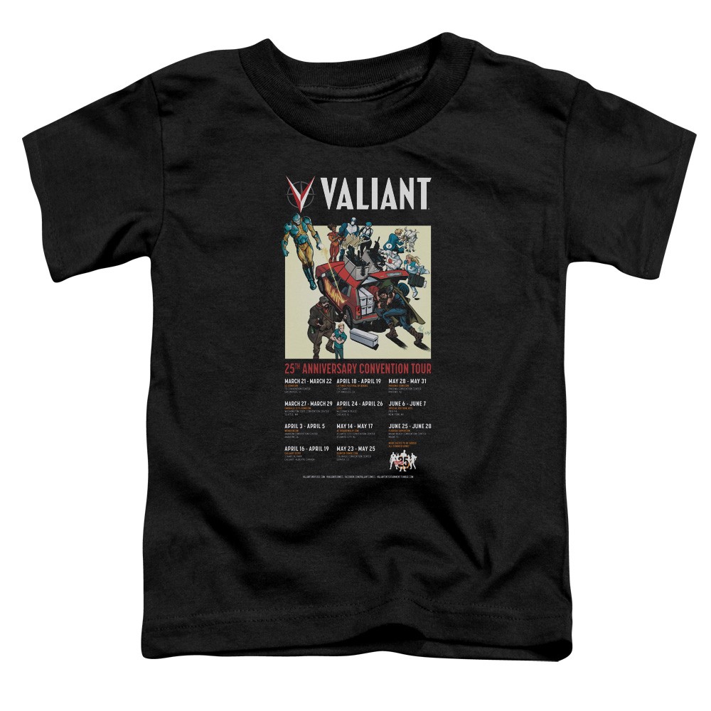 VALIANT/25 YEARS (FRONT/BACK PRINT) - TODDLER SHORT SLEEVE