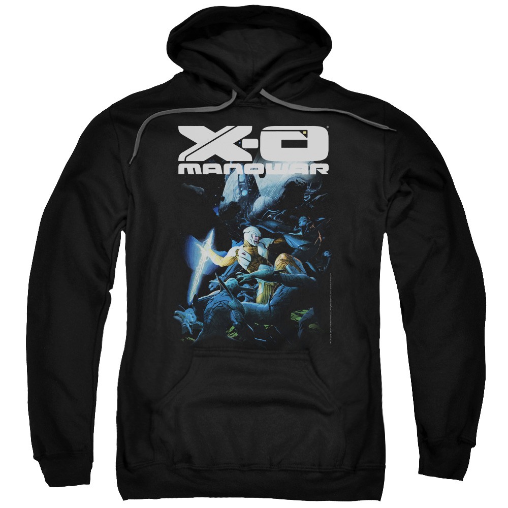 X-O MANOWAR/BY THE SWORD - ADULT PULL-OVER HOODIE