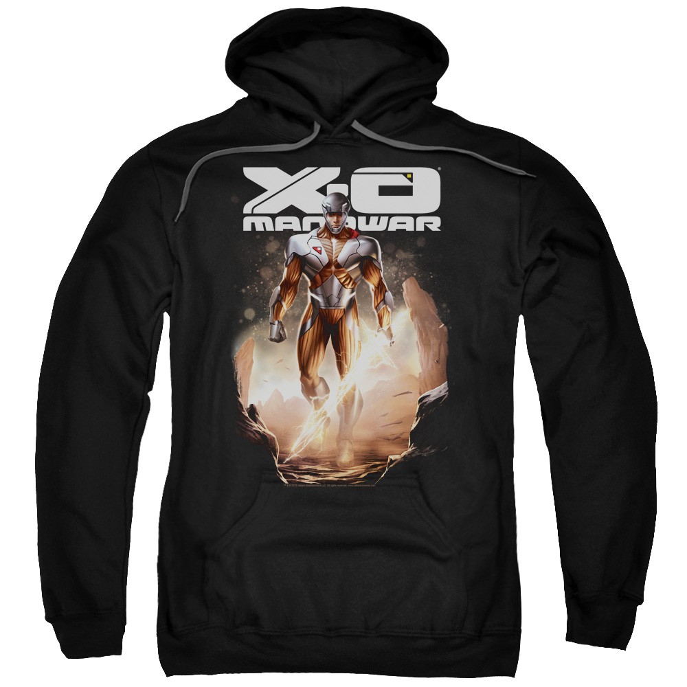 X-O MANOWAR/LIGHTNING SWORD - ADULT PULL-OVER HOODIE