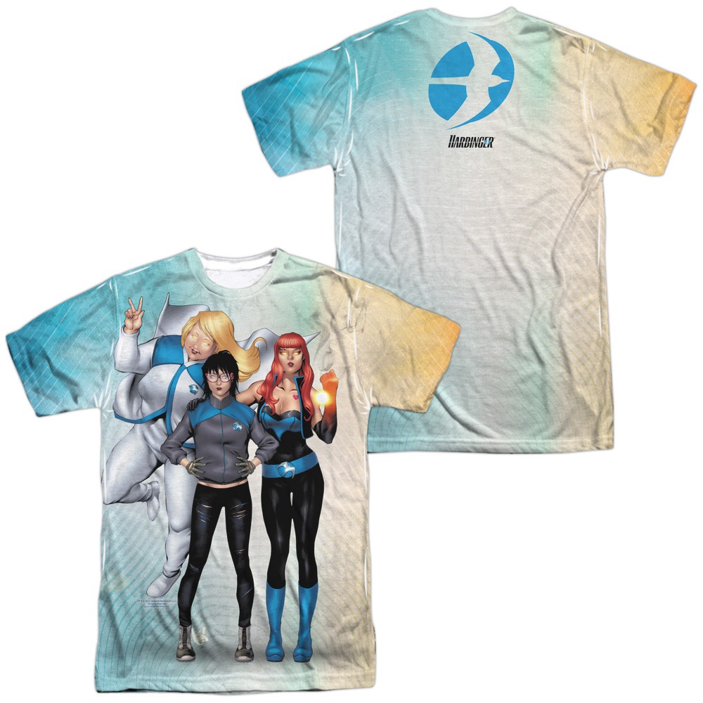 HARBINGER/GALS SUB (FRONT/BACK PRINT) - ADULT REGULAR FIT SHORT SLEEVE 100% POLY - Sublimation