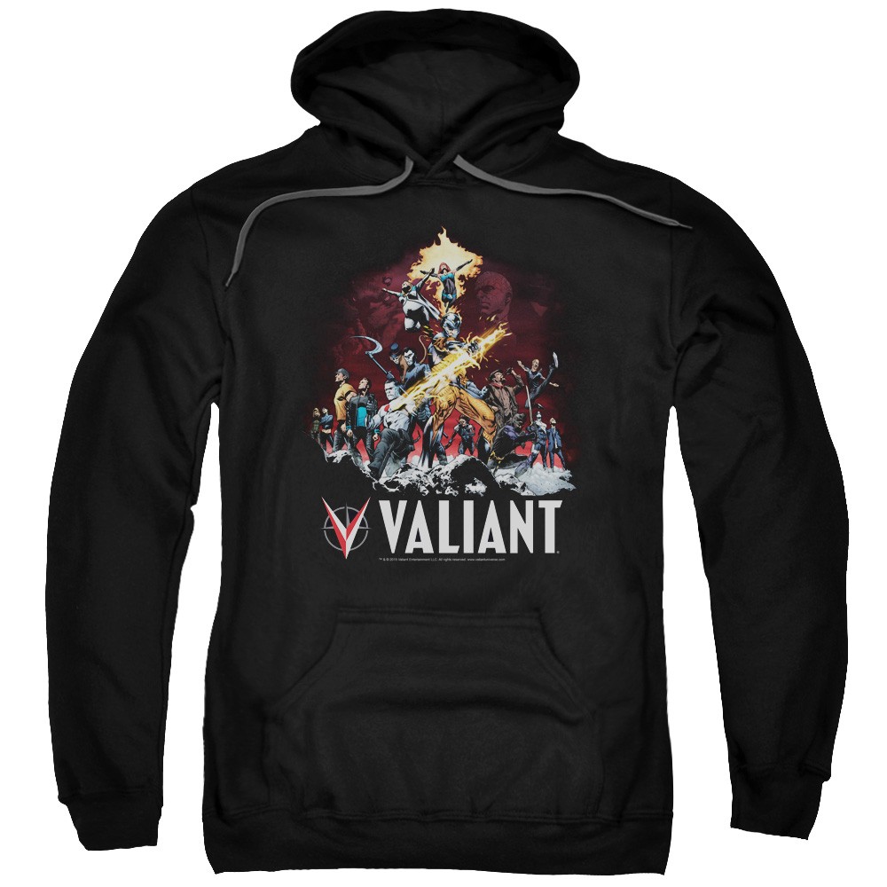 VALIANT/FIRE IT UP - ADULT PULL-OVER HOODIE