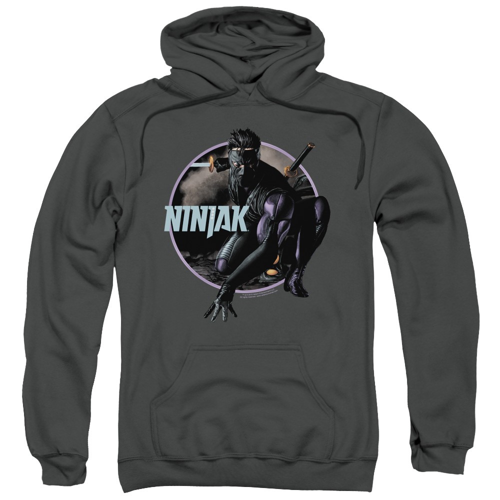 NINJAK/CROUCHING NINJAK - ADULT PULL-OVER HOODIE