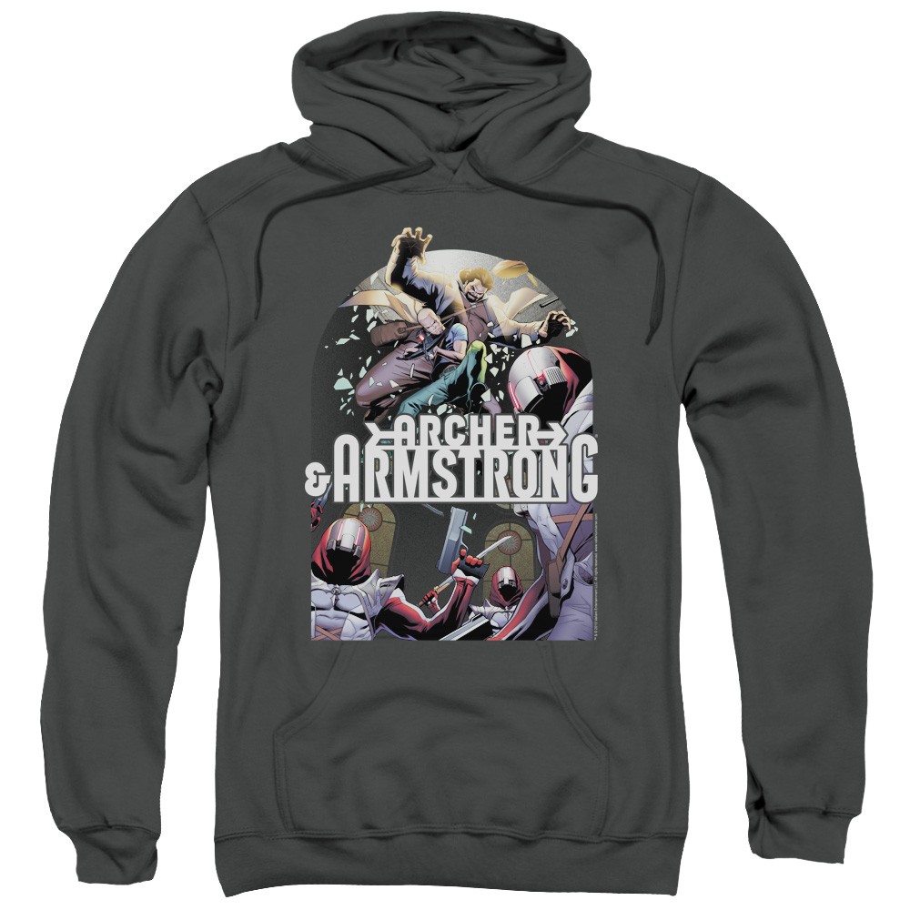 ARCHER & ARMSTRONG/DROPPING IN - ADULT PULL-OVER HOODIE