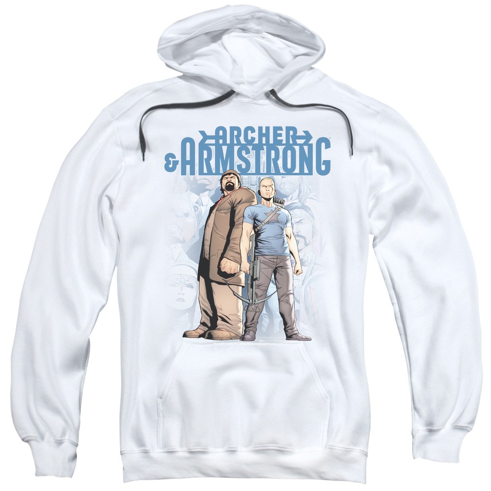 ARCHER & ARMSTRONG/TWO AGAINST ALL - ADULT PULL-OVER HOODIE