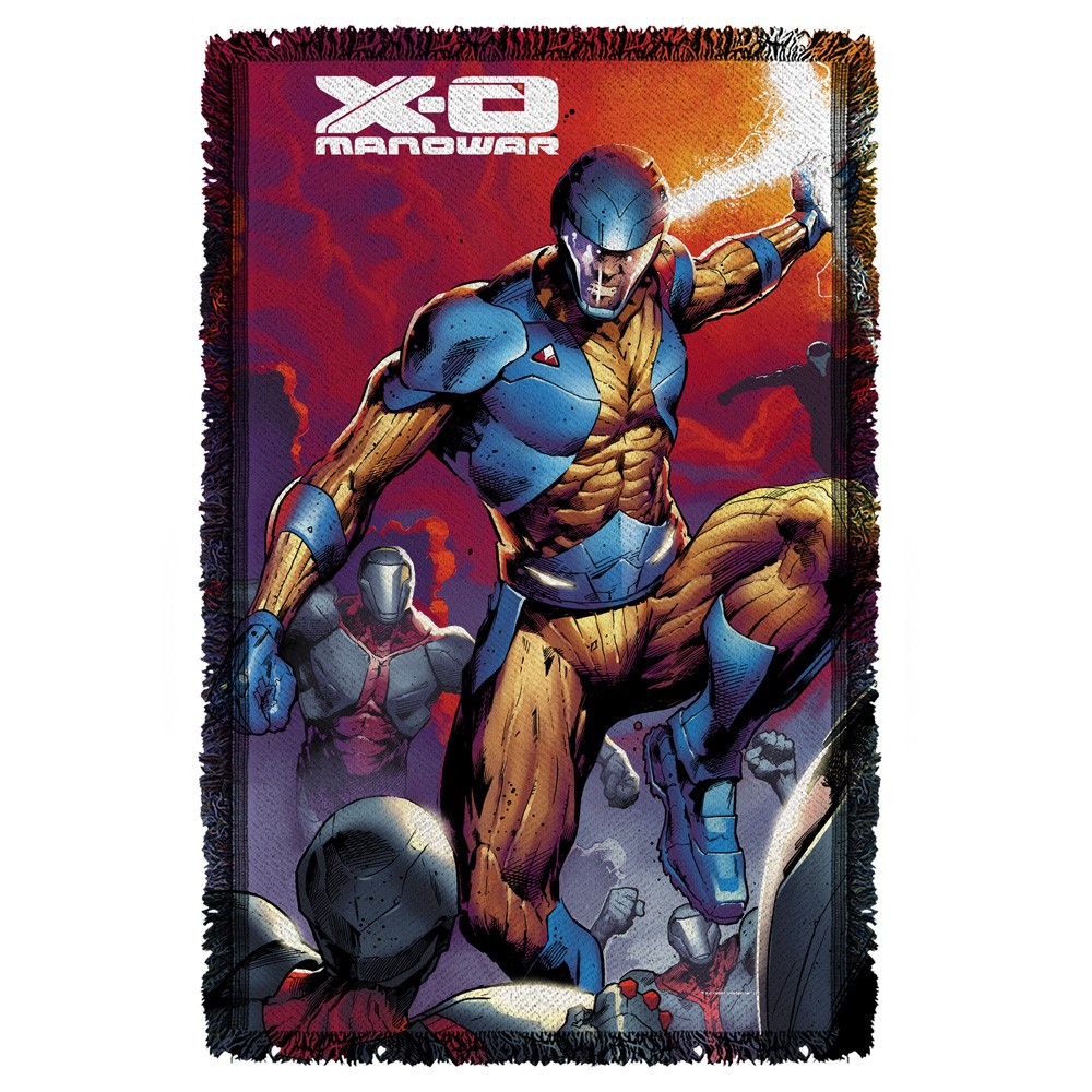 X-O MANOWAR/SWORD OF LIGHT - WOVEN THROW - ONE SIZE