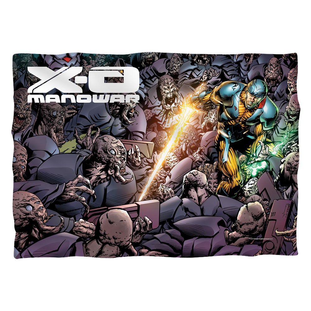 X-O MANOWAR/LEGION (FRONT/BACK PRINT) - PILLOW CASE - ONE SIZE