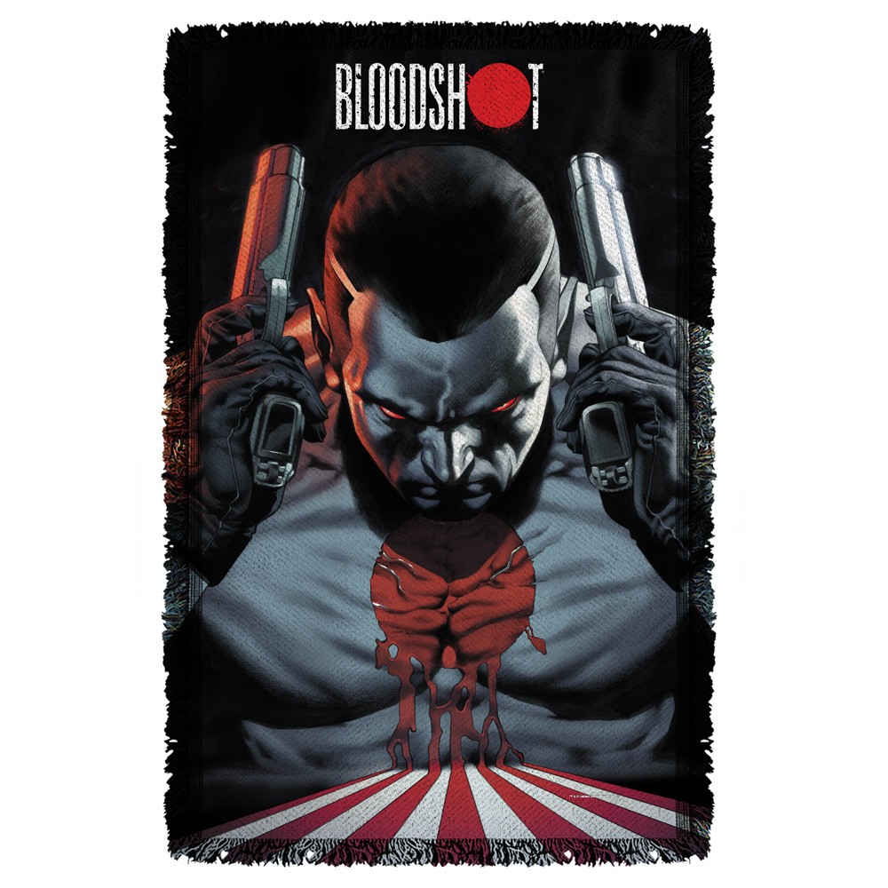BLOODSHOT/GUNS DRAWN - WOVEN THROW - ONE SIZE