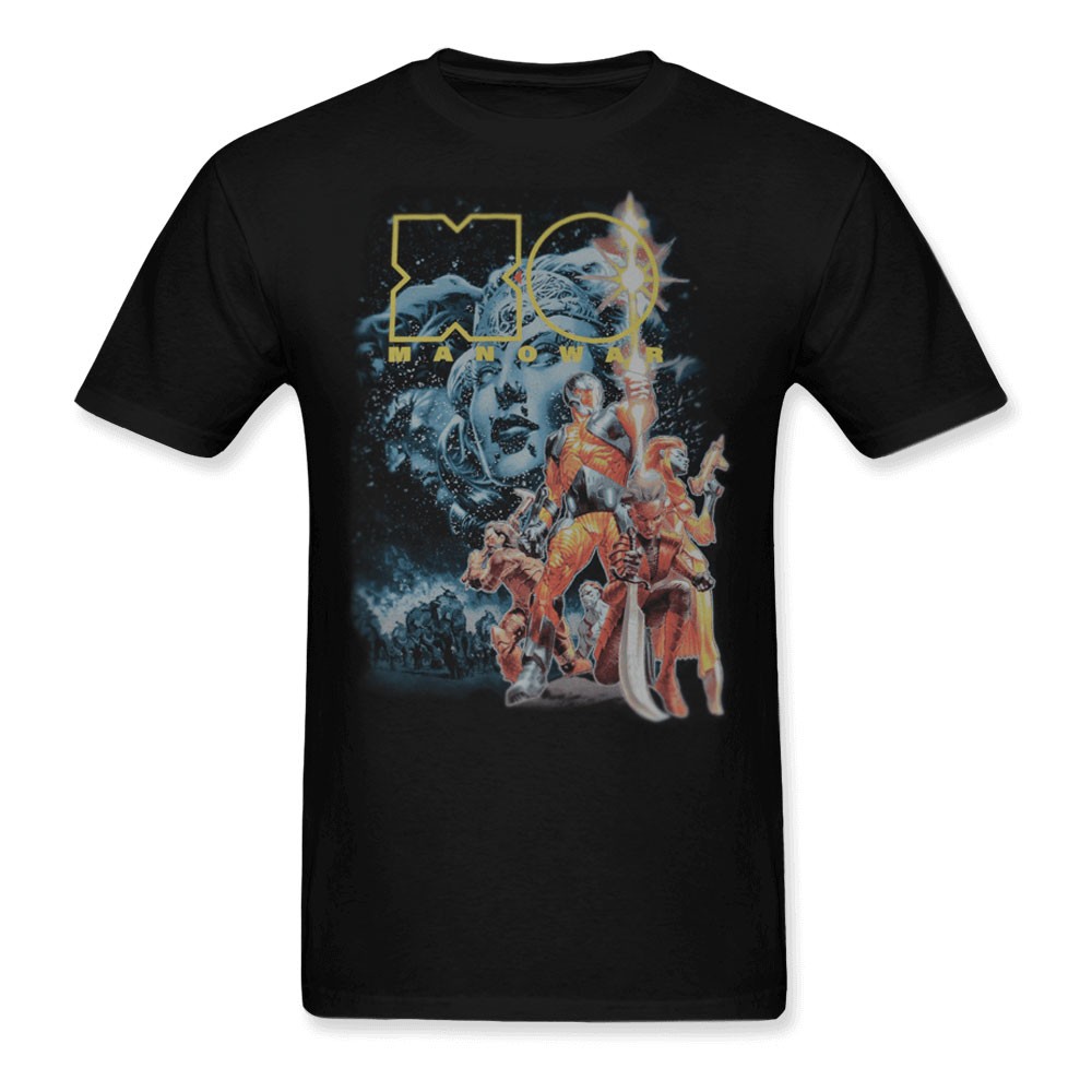 XO Man-O-War Black Tee