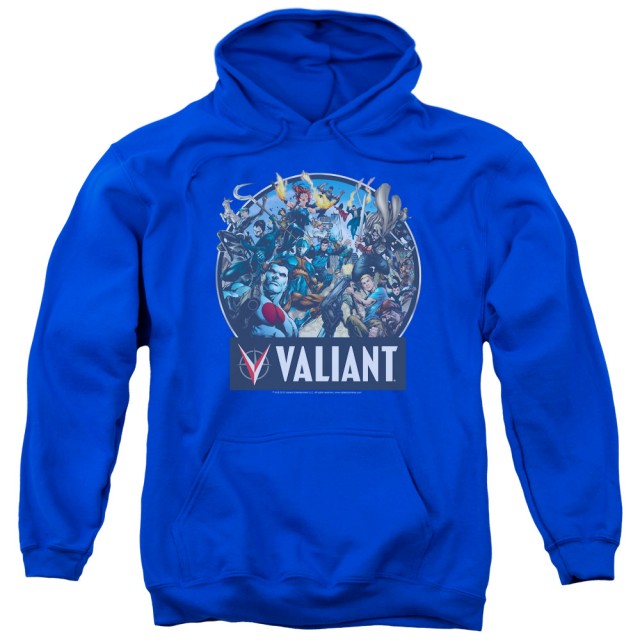 VALIANT/READY FOR ACTION - ADULT PULL-OVER HOODIE