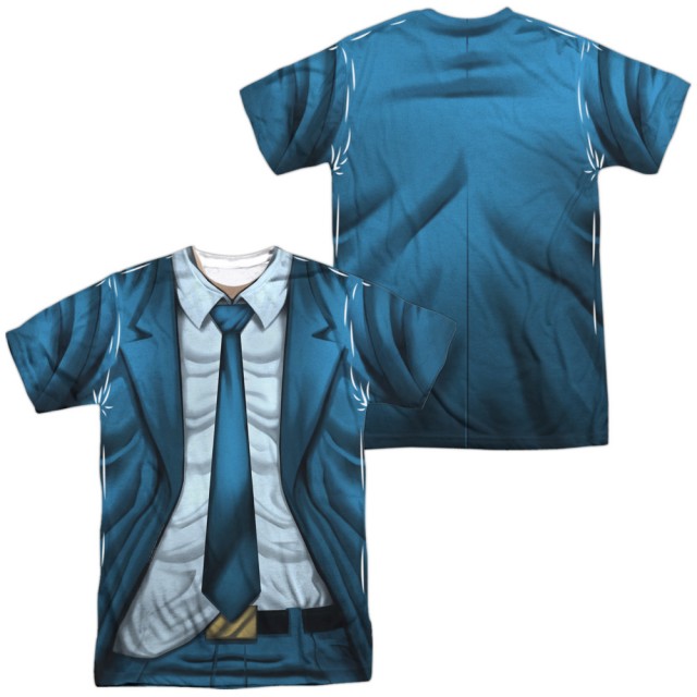 QUANTUM AND WOODY/WOODY UNIFORM (FRONT/BACK PRINT) - ADULT REGULAR FIT SHORT SLEEVE 100% POLY - Sublimation