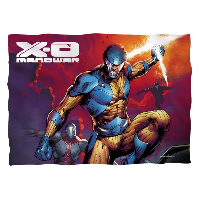 X-O MANOWAR/SWORD OF LIGHT (FRONT/BACK PRINT) - PILLOW CASE - ONE SIZE
